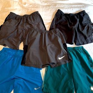 Nike Running Short Lot 5 Pairs